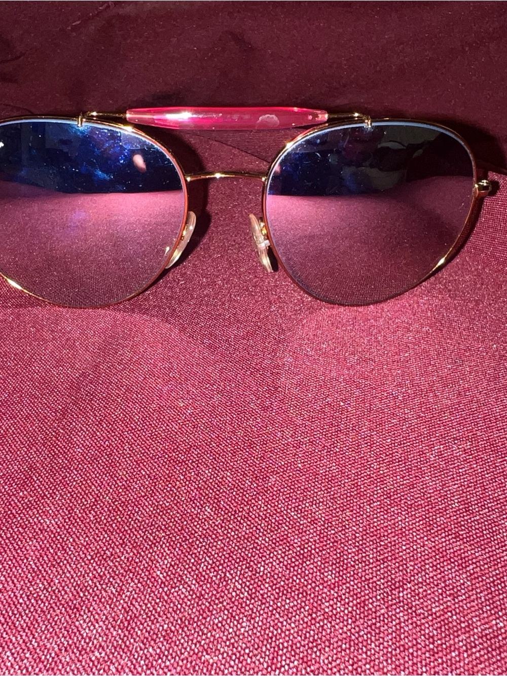 Ray ban for kids Gold Frame Sunglasses with Pink